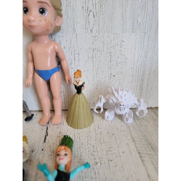 Frozen Kristoff young Anna Elsa princess sven set toy figure - Picture 6 of 8
